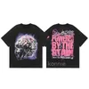 デザイナーTシャツヘルシャツメンズスターTシャツ高品質のストリートウェアヒップホップファッションTシャツユニセックスショートスリーブTシャツトップ