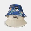 Duże brzegi rybakowy czapka odwracalna hawaje koreańskie wiosenne letnie kapelusz dla mężczyzn Kobiet Streetwear Panama Hat Bob Hiphop Buskets Cap 240510