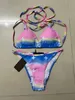 Kvinnors badkläder F Sexig designer Swimsuit Solid Bikini Set Textil Låg midja baddräkter strandkläder simning för kvinnor sexig en bit badkläder storlek S-XL #20