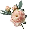 Fiori decorativi fiore finto decorazione leggera decorazione non tradizionale di simulazione peonia ornamentale per matrimoni da giardino