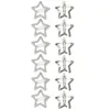 Haarzubehör 12pcs Star Clip Carnival -Pographie Haarnadel für Frau Mädchen Dopamin -Look Pony Pon Po Anti Slip