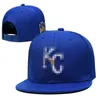 royals- KCレター野球帽子骨casquettesチェイペウスヒップホップスナップバック帽子高品質調整可能