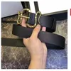 Fashion Business Style Belts Design Homens Tiger Head Buckle com cinto de couro preto sem caixa como presente 2078