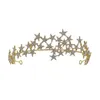 Stage Wear Dance Accessoires Fashion Rhinestone Star Tiaras Royal Queen Headbands Wedding Crown Hair Jewelry Prom Party Head ornamenten