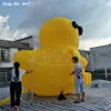 Fabrik -Outlet 6mH (20 Fuß) mit Gebläse Pop -up tier gelb aufblasbarer Ente für die Rasendekoration im Freienpark