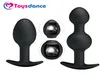 Toysdance Adult Wreshing Anal Beads Sensual Sex Toys Black Silicone Bult Sex Products для пары Anus Muscles Trainer Y2004096678608