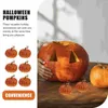 Fleurs décoratives 6 PCS Simulation mousse Pumpkin Dining Table Decor Simulate Desktop Party décor