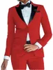 Tweede stuk broek voor dames mode 2 stuks kantoor bruiloft smoking tuxedos feest formeel zakelijke pak set vrouwen werkpakken (blazer broek)