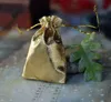 Новая мода с золотыми покрытиями марли -атласные украшения ювелирные украшения ювелирные украшения рождественские подарочные мешки сумки 65x8cm9405792