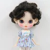 ICY DBS Blyth Doll 1/6 Toy Corps de connexion de peau blanche BJD Black Hair Matte Poll personnalisé Poupée avec sourcils 30cm 240429