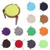 30 38cm Seat Cushion Round Garden Chair Pad Circular Removable Solid Sponge For Bistro Stool Tie-on Covers 3046