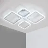 Światła sufitowe domowy żyrandol LED zdalny sterowanie ściemnianie światła sypialni powierzchnia montowana AC90-260V restauracja