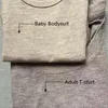 Rainbow Daddy Mommy Schwester Baby runder Hals Lose bedruckte Familie Matching T-Shirt Family Matching Outfits Baby Kleidung geboren 240507