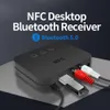 Ny NFC Music 3.5 AUX -bilhögtalare RCA Bluetooth Adapter 5