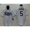 Maglie da baseball Jogging Abbigliamento Jersey Rays Tampa Bay 5# Franco 56# Arozarena