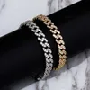 Anklets Designer Schmuck aus Eisketten Männer Frauen Hip Hop Bling Diamond Knöchel Armbänder Gold Sier Cuban Link Fashion Accessoires Drop otdv2