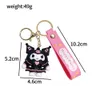 Keychain atacadista fofo kuromi pvc boneca de boneca de boneca desenho animado Anime Backpack Cary Chacendendo acessórios para crianças presentes