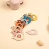 Detors jouets 1 morceau de bébé en silicone en silicone dentaire en peluche jouet baleine en forme de dents bébé mastication accessoires nouveau-nés sans bisphénol un d240509