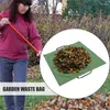 Storage Bags Fallen Leaves Bag Yard Waste For Collection Large Capacity Garden Trash Pouch With Carry Handles