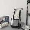 Рюкзак Мужчин большой емкость Mochila ноутбук нейлон водонепроницаемый школьник для школьной сумки для школьной девочки Bagpack Black