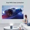 Проекторы Wanbo New T2 Max Procector 1080p Full HD Android 9.0 Mini Wifi AutoFocus 450ANSI Portable Procepor Hifi Sound Home Home Outdoor J240509
