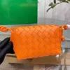 Botega Designer V Bag Otantik Çantalar Dokuma Moda Küçük Döngü İnek Kuşağı Bir Omuz Orijinal Baskı S