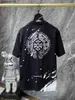 Chrme Heart High End Designer kläder för våren/sommarfjäder/sommar silver hästsko Cross Sanskrit kortärmad t-shirt med 1: 1 originaletiketter