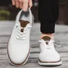 Men Women Running Shoes Comfort Lace-Up Wear-Resistant Anti-Slip Khaki Grey Black Shoes Mens Trainers Sports Sneakers