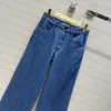 Projektant dżinsów 2024 Nowa wiosenna lato mody marka marki tego samego stylu spodnie luksusowe spodnie damskie 0510-6