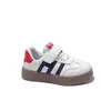 Sneakers 2023 Autumn New Casual Board Shoes for Boys and Girls Bekväm version Middle Little Children Velbs Shell Head Low Top H240510