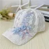 Lace Lace Lace Breeptable Broiderie Baseball Cap Femmes Summer Ajustement Casual Hap Hip Hop Streetwear Ladies Sun Huts Hut 240506