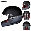 Beon Full Face Motorcycle helm heren vrouwen fietser lichtgewicht glasvezel karting auto retro benodigdheden b510 240509