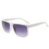 Lunettes Classic Rivet Sunglasses Mens and Womens Large Box Sunglasses