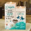 Kerzenhalter kreativer hölzerner Kerzenstift Pflanzentopf Tablett Tee Halter Tisch Desktop Rustikale romantische Feiertags Hochzeitsdekor b