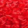 Fleurs décoratives 1000pcs artificiels fausses pétales de rose de rose coloré simulation pétale pour la fête de la Saint-Valentin décoration romantique de mariage