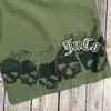 JNCO Letter Skull Graphic Design Shorts de jean baggy pour hommes Y2K Vintage Summer High Street Hip-Hop Volo-cargo Short 240510