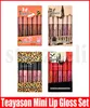 TEAYASON LIP MAQUANT SET 5PCS MINI MATTE LIVID LIVID LIPKIT LIP GLOSS NUDE COLLE LIPGLOSS MADE KIT 4 Styles4253654