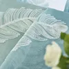 Gordijnraam scherm Witte veren baai gordijnen voor levende eetkamer slaapkamer