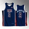 2024 USA Home Basketball Jerseys Joel 13 Embiid Anthony 3 Davis Lebron 6 James Stephen 4 Curry Kevin 7 Durant 10 Jayson Tatum Jayson 10 Tatum