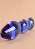 Blue Pyrex Crystal Dildo Swan Glass Dildo Anal Dildo Brinquedos sexuais para Man e Women7467783
