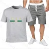 Mens Beach Designers Tracksuits Summer Suits Fashion T Shirt Seaside Holiday Shirts Shorts Sets Man S Luxury 2 -Piece Set Men Outfits