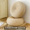 Almofada travesseiro decorativo engross almofada tatami janela de palha tapete n blind handmade round in Stock 278i