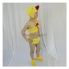 Dancewear childrens drames mignons petits animaux oiseaux jaunes montrent des costumes de livraison bébé, enfants maternité bébé vêtements cosplay dhrjx