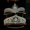 Bijoux Sachets Gold Metal Princess Stand Solder Crystal Bandbands Rangement Drop