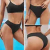 Bragas para mujeres 2pcs/set tanga sin costura cintura alta lencería sexy sesos de algodón cómodos