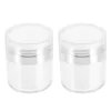 Opslagflessen 2 pc's Druk op crème Jar Airless Lotion Dispenser Subfles bijvulbare monstercontainer Pot als pomp