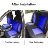 Auto -stoel omvat Duster volledige set Universal Styling Women Men Auto interieur accessoires Mode Automobile Auto -stoel Cover T240509