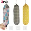 Storage Bags 3Pc Kitchen Grocery Bag Holder Hanging Trash Dispenser Adjustment Reusable Waterproof Shopping Organizer With Drawstring