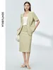 فساتين العمل Sentbila Summer Blazer Suit Office Ladies 2024 V-neck shore sleeve stack