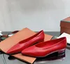 Casual Shoes Classic Retro Witch Flats pekade tå grunt mun äkta läderslip på lata mulor dagligen bekväm klänningsko 2024